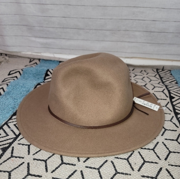 BILTMORE FOR MADEWELL 100% WOOL HATTAN W BROWN LEATHER HATBAND TRIM, sz M-L main image 10